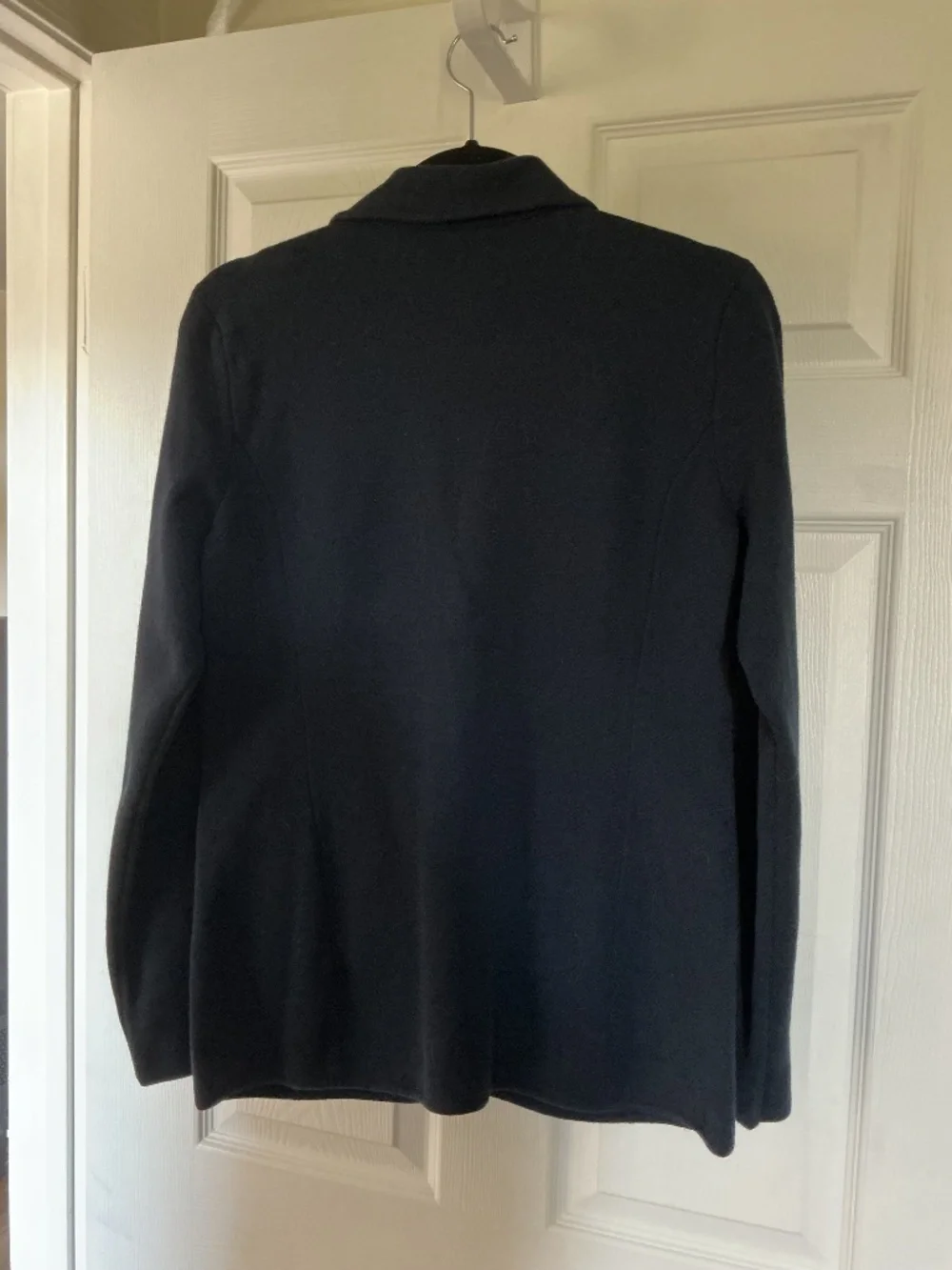Beautiful Classic Lauren Ralph Lauren Navy Sweater Blazer w/ 3 gold buttons PM - Picture 2 of 8